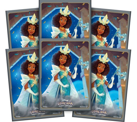 Disney Lorcana Shimmering Skies Card Sleeves: Tiana (65 stuks)