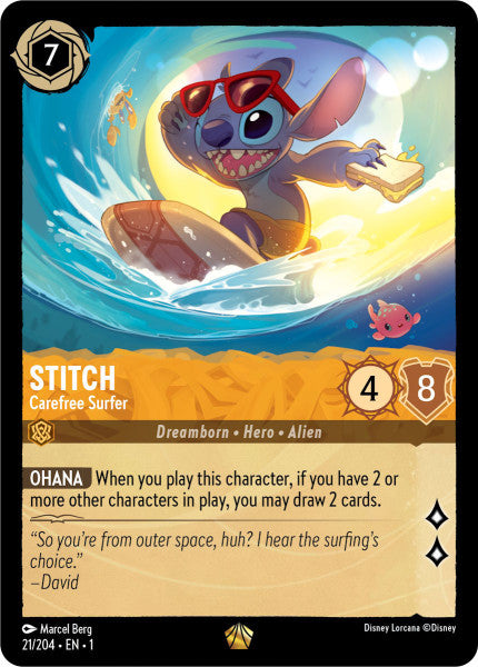 Stitch - Carefree Surfer 
