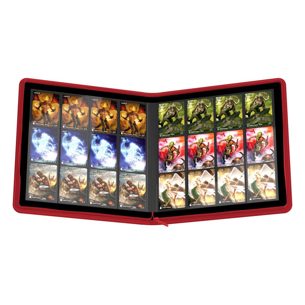 Ultimate Guard Zipfolio 480 24-Pocket Xenoskin - Rood