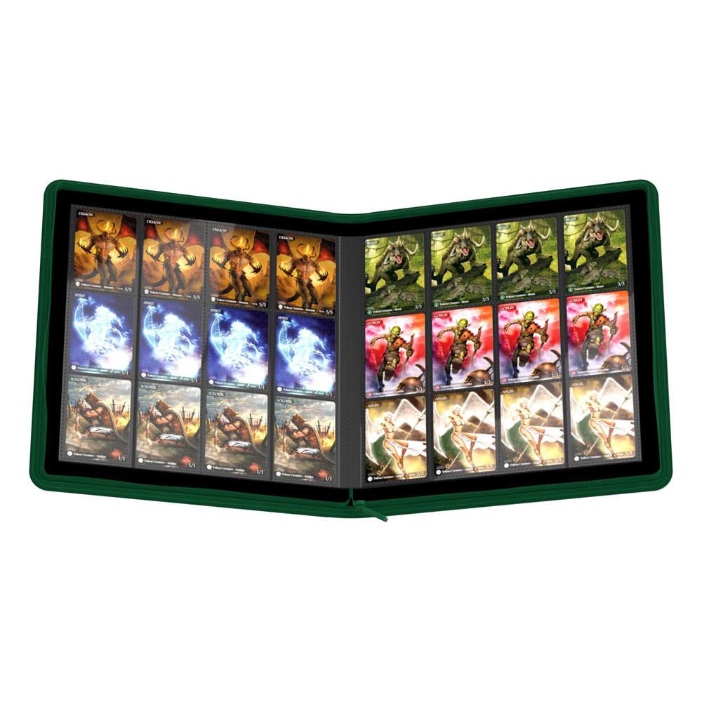 Ultimate Guard Zipfolio 480 24-Pocket Xenoskin - Groen
