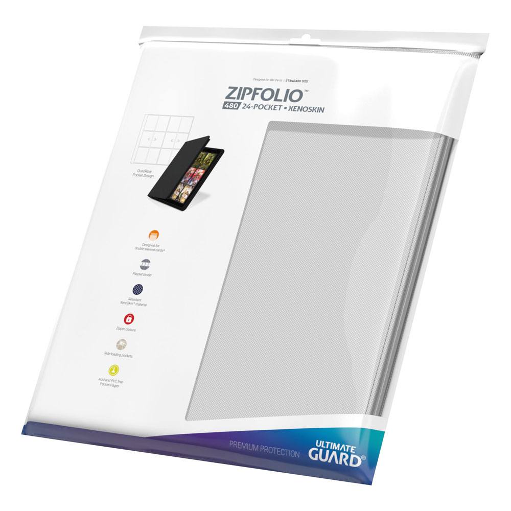 Ultimate Guard Zipfolio 480 24-Pocket Xenoskin - Wit